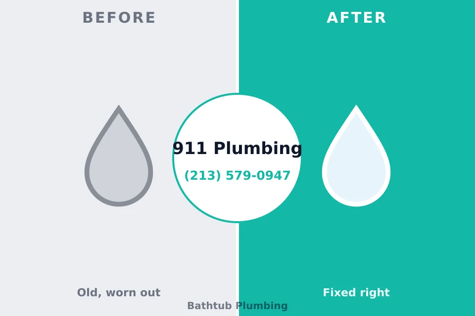 Before and after: plumbing repair Harrisburg, AR